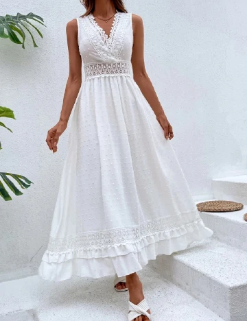 Rochie lunga SHEIN, alb