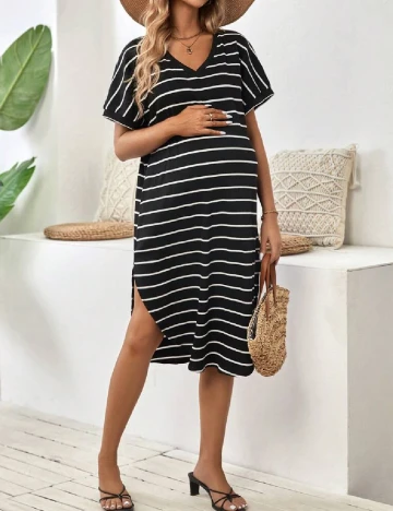 Rochie medie SHEIN Maternity, negru