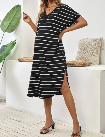 Rochie medie SHEIN Maternity, negru