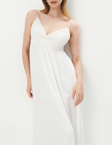 Rochie medie Mohito, alb