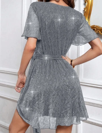 Rochie scurta SHEIN, gri