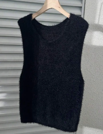 Top SHEIN CURVE, negru