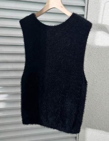 Top SHEIN CURVE, negru