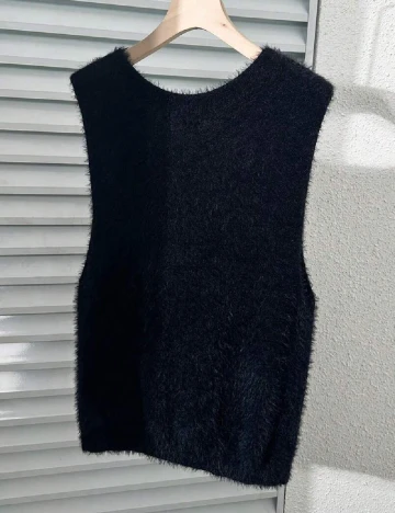 Top SHEIN CURVE, negru
