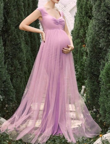 Rochie lunga SHEIN Maternity, roz