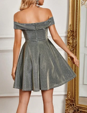 Rochie scurta SHEIN, gri