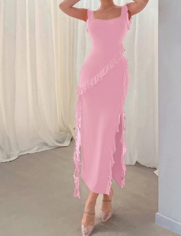 
						Rochie lunga SHEIN, roz