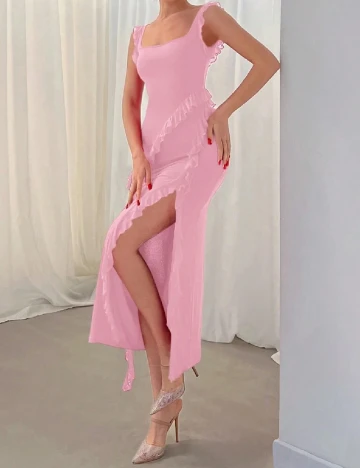 Rochie lunga SHEIN, roz