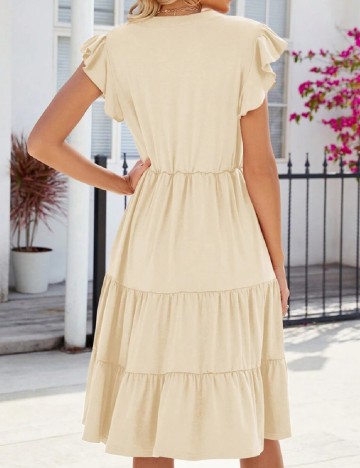 Rochie medie SHEIN, crem