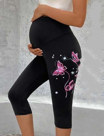 Colanti SHEIN Maternity, negru