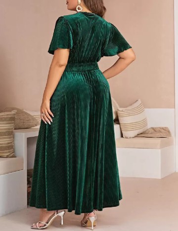 Rochie lunga SHEIN CURVE, verde