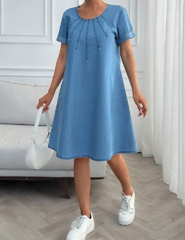 Rochie scurta SHEIN, albastru