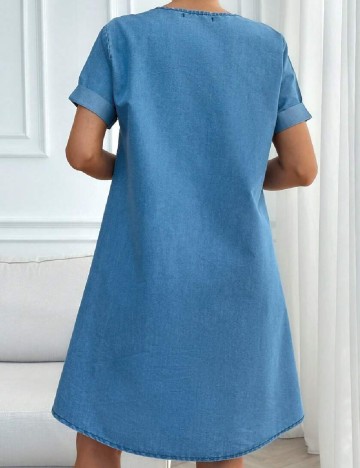Rochie scurta SHEIN, albastru