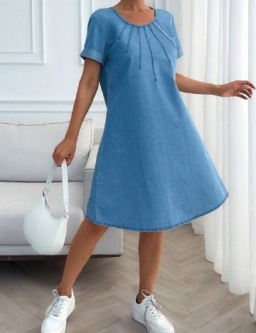 Rochie scurta SHEIN, albastru