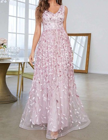 
						Rochie lunga SHEIN, roz