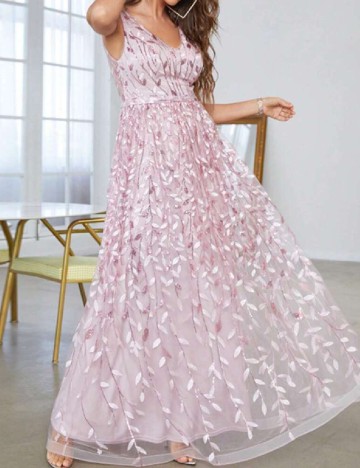 Rochie lunga SHEIN, roz