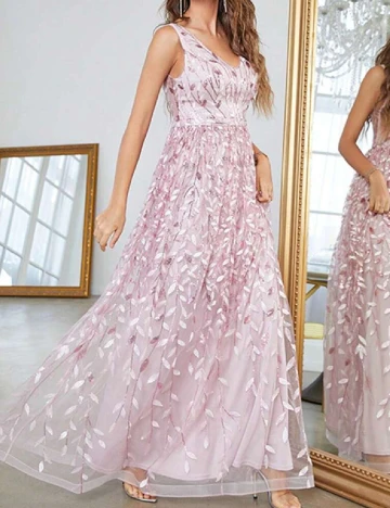 Rochie lunga SHEIN, roz