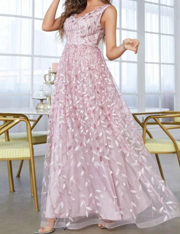 Rochie lunga SHEIN, roz