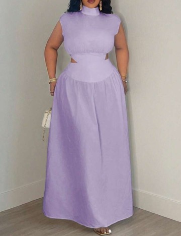 Rochie lunga SHEIN CURVE, mov