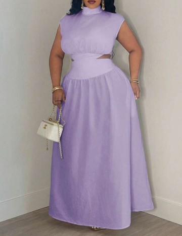 Rochie lunga SHEIN CURVE, mov
