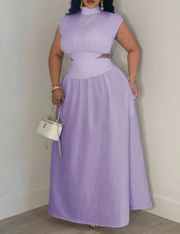 Rochie lunga SHEIN CURVE, mov