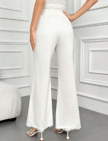 Pantaloni SHEIN, alb