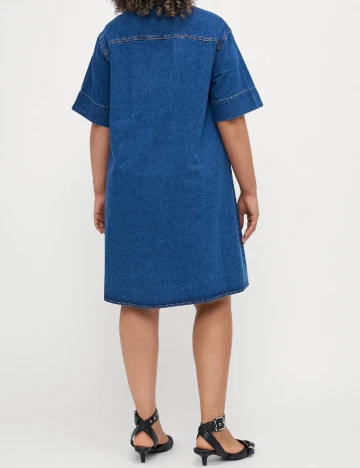 Rochie scurta Vero Moda Curve, albastru