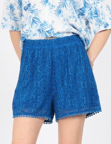 Pantaloni scurti Vero Moda, albastru