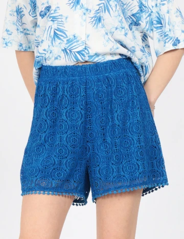 Pantaloni scurti Vero Moda, albastru