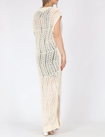 Rochie lunga Vero Moda, crem