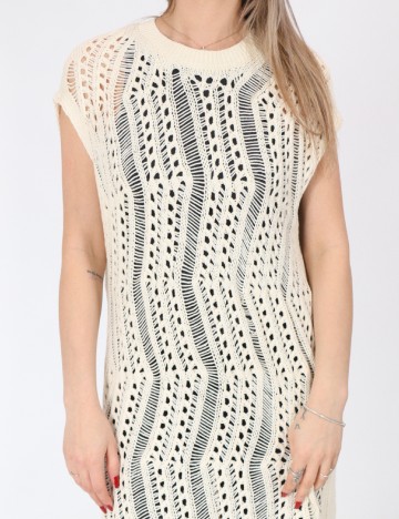Rochie lunga Vero Moda, crem