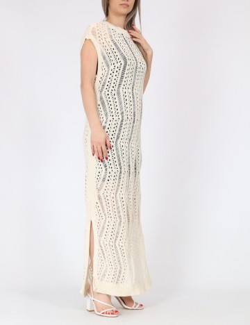Rochie lunga Vero Moda, crem