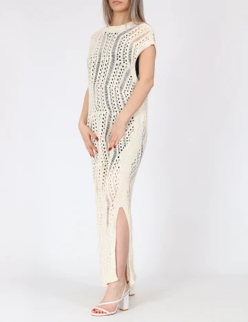 Rochie lunga Vero Moda, crem