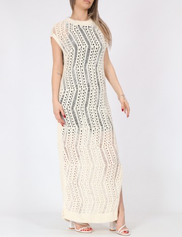 Rochie lunga Vero Moda, crem