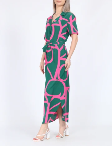 Rochie medie Only, verde