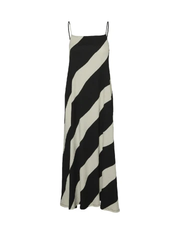 Rochie lunga Vero Moda, alb/negru Negru