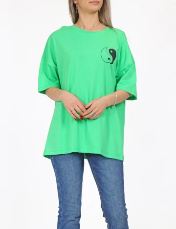 Tricou Oversize Noisy May, verde