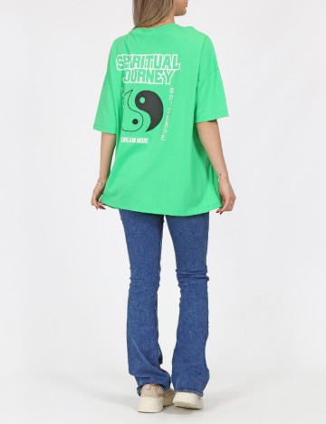 Tricou Oversize Noisy May, verde
