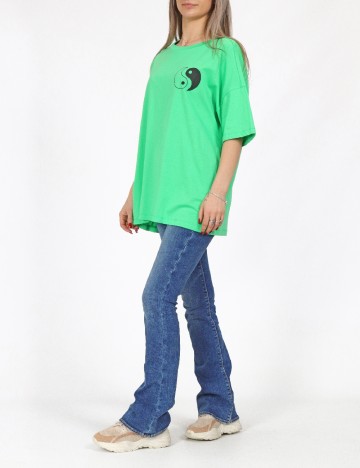 Tricou Oversize Noisy May, verde