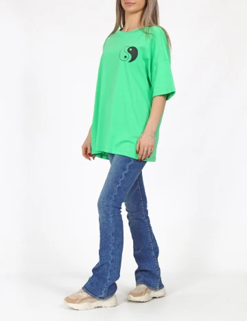 Tricou Oversize Noisy May, verde