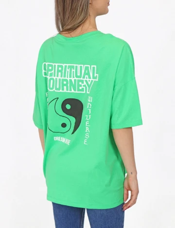 Tricou Oversize Noisy May, verde