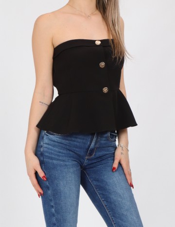 Top Vero Moda, negru