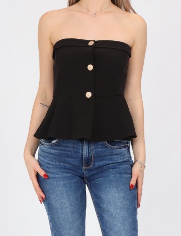 Top Vero Moda, negru