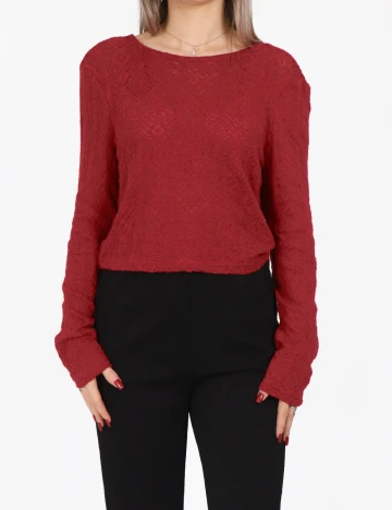 Bluza Pieces, rosu