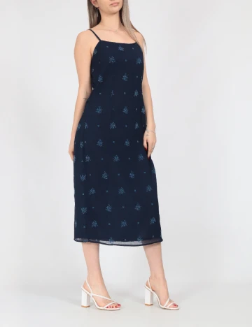 Rochie medie Vero Moda, bleumarin