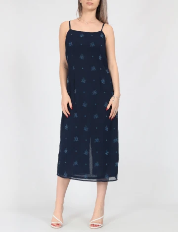 Rochie medie Vero Moda, bleumarin