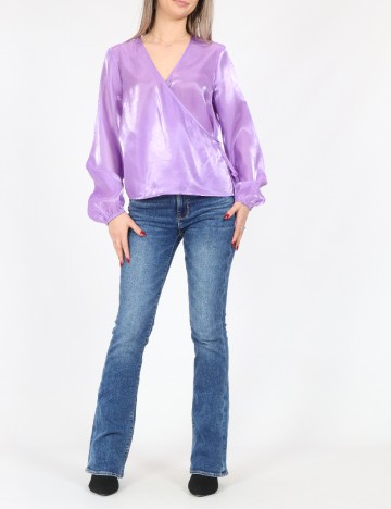 
						Bluza Pieces, mov