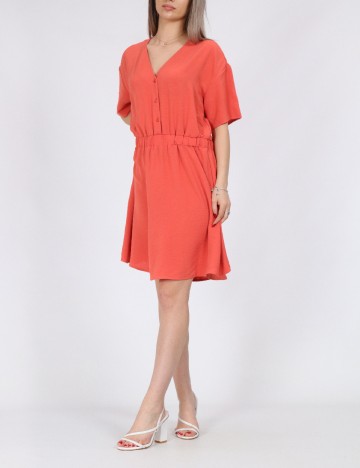 Rochie scurta Vero Moda, portocaliu