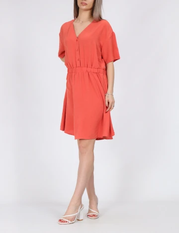Rochie scurta Vero Moda, portocaliu