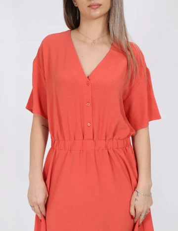 Rochie scurta Vero Moda, portocaliu